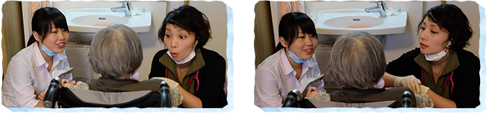 口腔周囲筋トレーニング　滑舌トレーニング